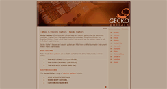 Desktop Screenshot of geckoguitars.com